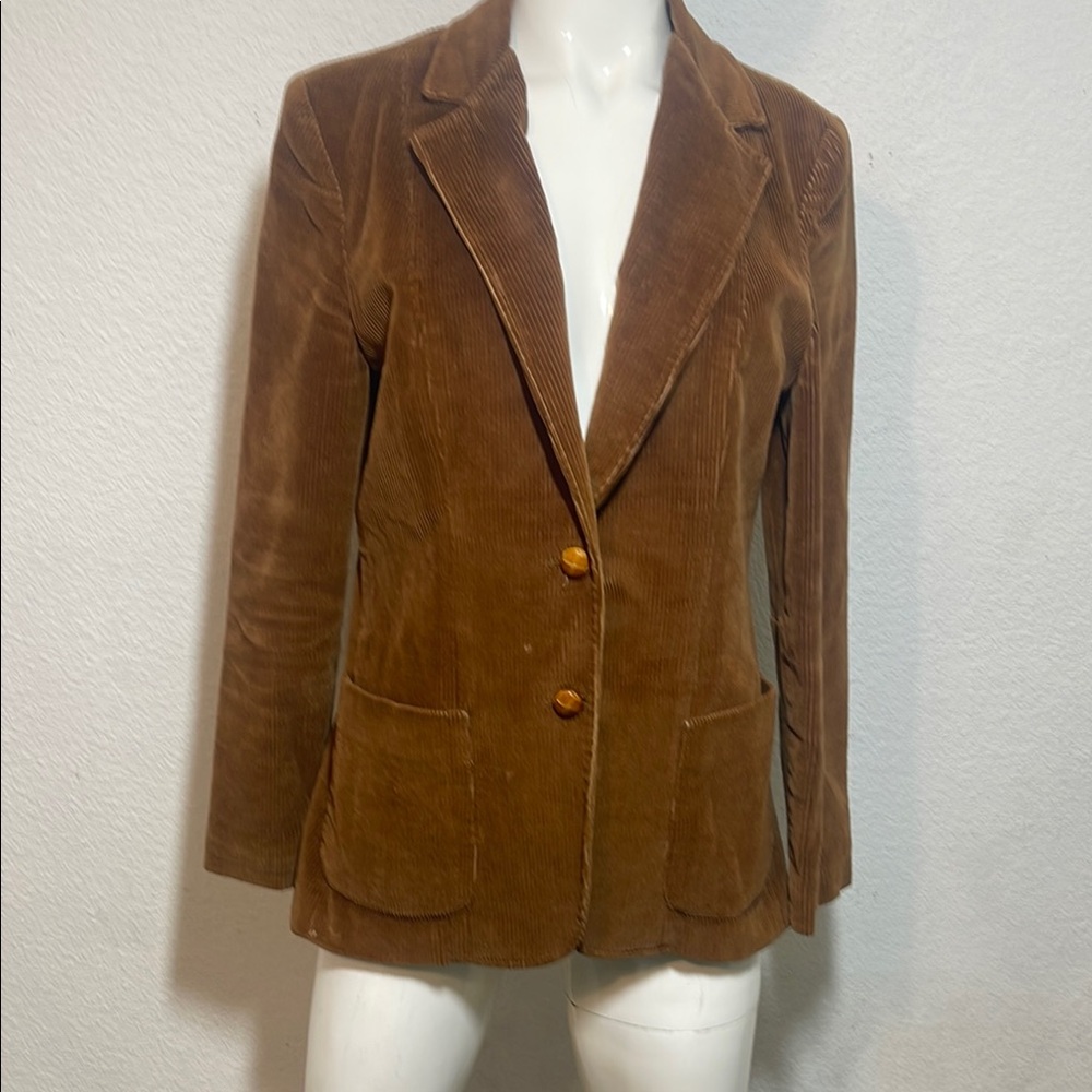 Brown Corduroy Women's Blazer size 11